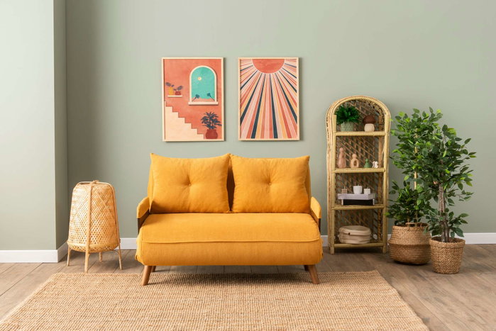 Atelier Del Sofa Cosmo 2-Seater Bohemian Mostaza